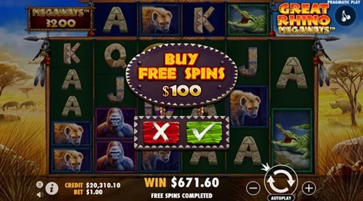 Petualangan Great Rhino Megaways Dalam OLE777 Anti Bosan